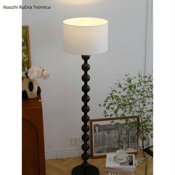 Podna lampa u stilu Wabi-Sabi, frančusko-retro Bauhaus dizajnerska lampa za spavaću sobu i dnevni boravak, ambijentalno osvjetljenje visoke estetske vrijednosti