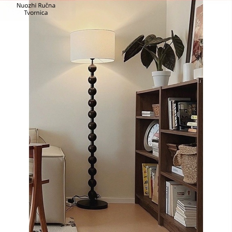 Podna lampa u stilu Wabi-Sabi, frančusko-retro Bauhaus dizajnerska lampa za spavaću sobu i dnevni boravak, ambijentalno osvjetljenje visoke estetske vrijednosti