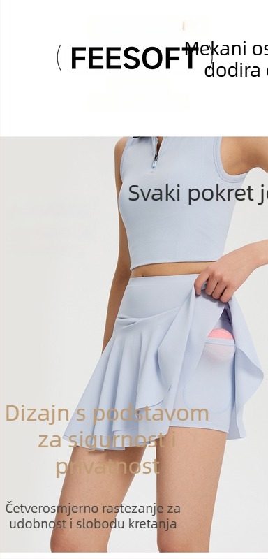 Ženska asimetrična kratka suknja, proljetni model, sprječava prozirnost, uski i vitki kroj, sportska suknja za svakodnevno nošenje, plus veličina, jednobojna