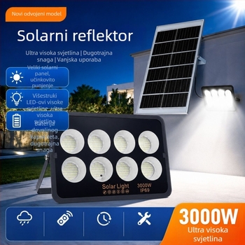 Solarni reflektor za dvorište – vanjsko osvjetljenje s LED visoke snage, oblik cvijeta