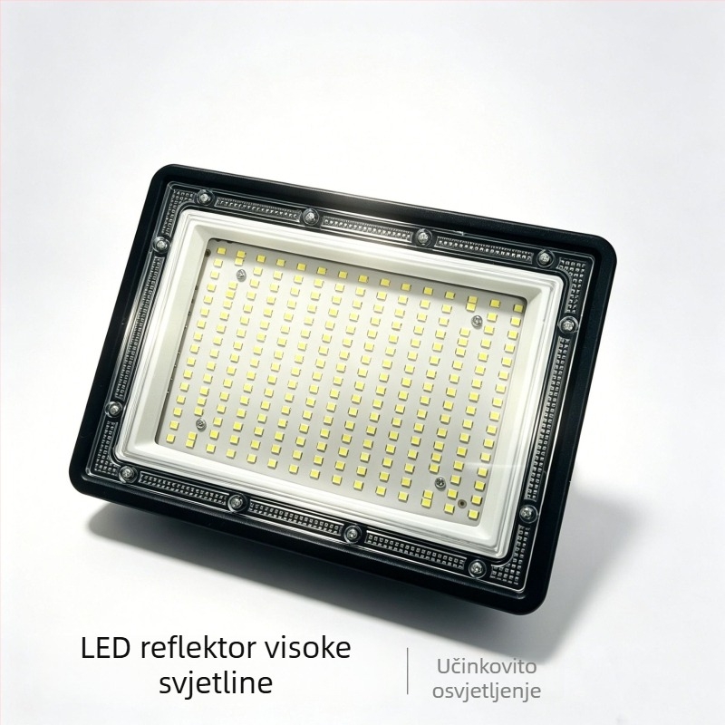 Vanjski reflektor za ples na otvorenom — trg, IP66 vodootporan, punjiv, 120° snop, dugotrajno radno vrijeme
