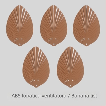 ABS lopatice za plafonski ventilator s dizajnom lišća banane, ravne lopatice, američki retro stil