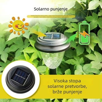 Prilagođena solarna podzemna svjetiljka za vanjsku okućnicu i ukrašavanje travnjaka