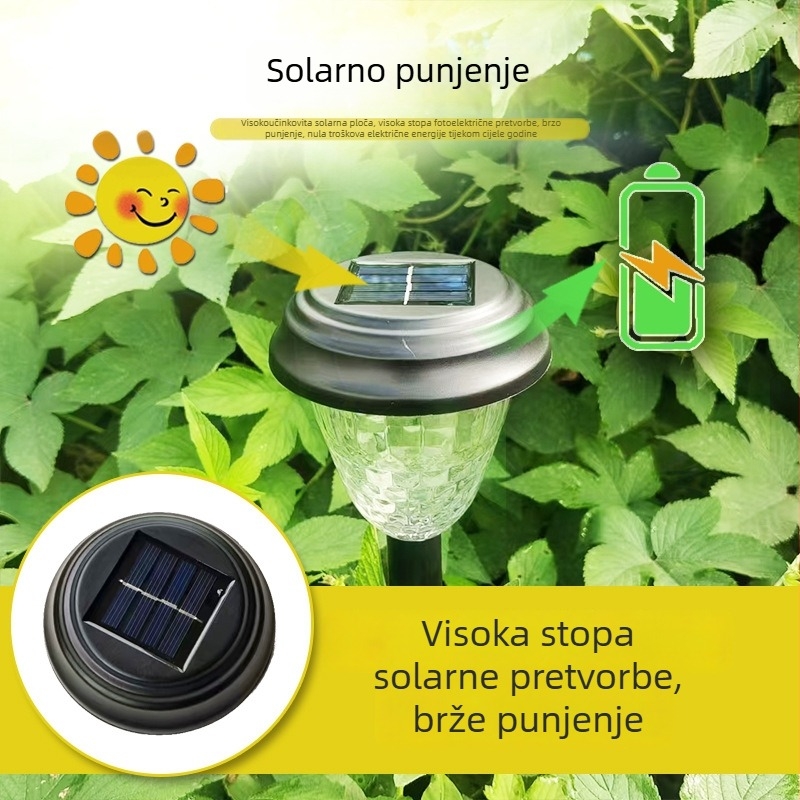 Prilagođena solarna podzemna svjetiljka za vanjsku okućnicu i ukrašavanje travnjaka