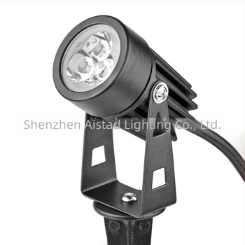 3W vodootporna LED svjetiljka za krajolik i travnjak, 12V/220-110V, IP65, dvorišna rasvjeta