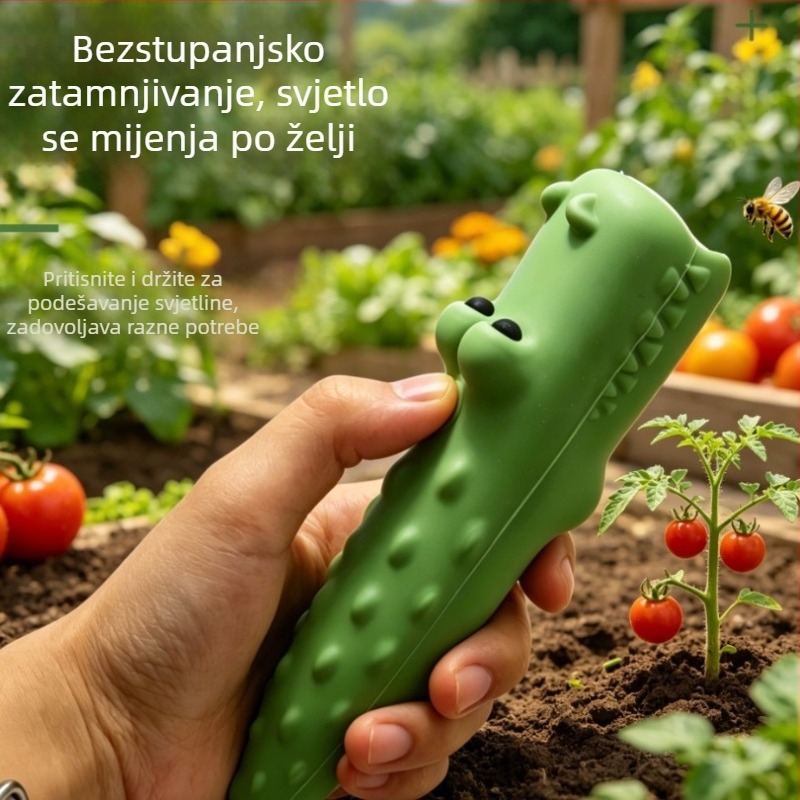 Silikonska lampica s motivom životinje, USB punjenje, neprekidna regulacija svjetline, mini noćna svjetiljka za dom, prijenosna LED lampica za djecu