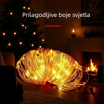 LED niskonaponske nizne svjetiljke, ambijentalno osvjetljenje, za unutarnju i vanjsku upotrebu, vodootporne, višebojne ukrasne lampe za vrt