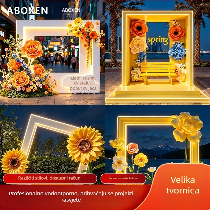 Vanjski LED rasvjetni okvir za krajolike, parkove i ulice
