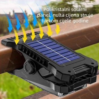 Solarsko vanjsko svjetlo s detektom pokreta, vodootporno zidno svjetlo za vrt i ogradu
