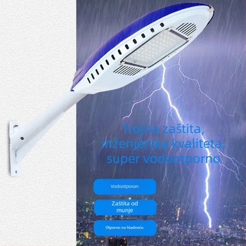 LED glava ulične rasvjete, 40W, vanjska vodootpornost, solarno napajanje, integrirani stup