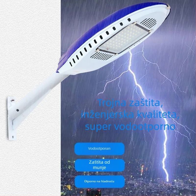 LED glava ulične rasvjete, 40W, vanjska vodootpornost, solarno napajanje, integrirani stup
