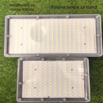 Prijenosna punjiva LED lampa za kampiranje i vanjsko osvjetljenje štandova noćne tržnice, jaka svjetlost i dugotrajna baterija