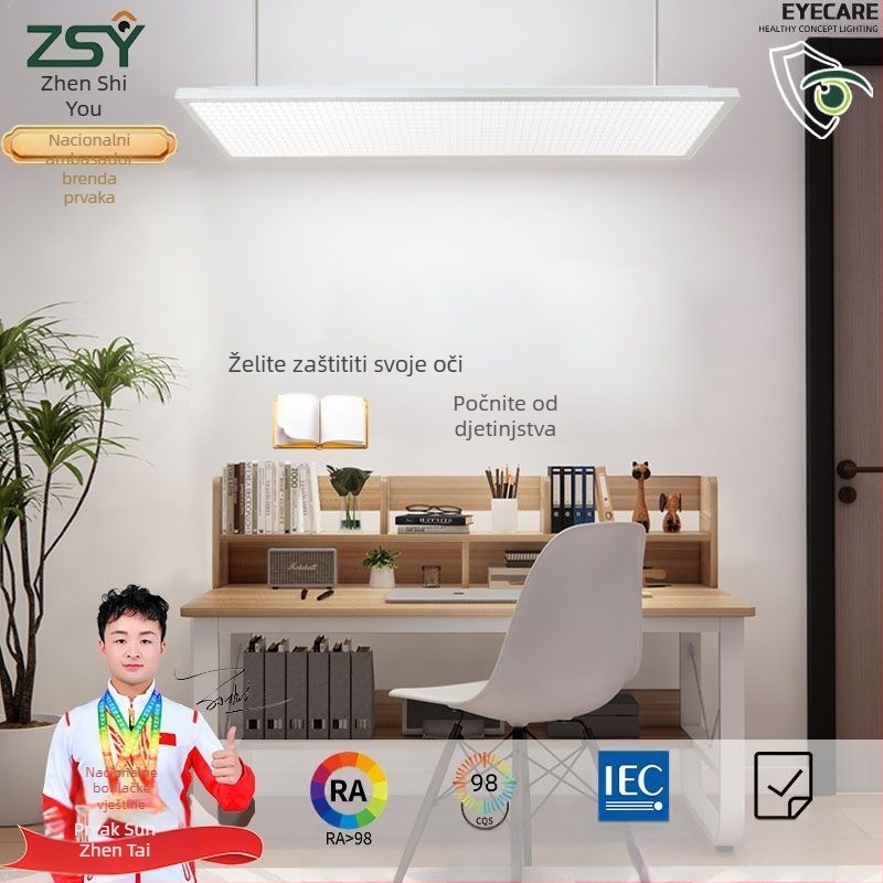 LED stolna lampa na stalku za učenike, zaštita očiju, škole i edukacijski centri, s prilagodljivom svjetlinom