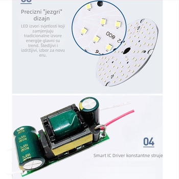 5W/7W/9W LED spiralna E27 žarulja za unutarnje osvjetljenje – štedljiva za dom i poslovnu upotrebu