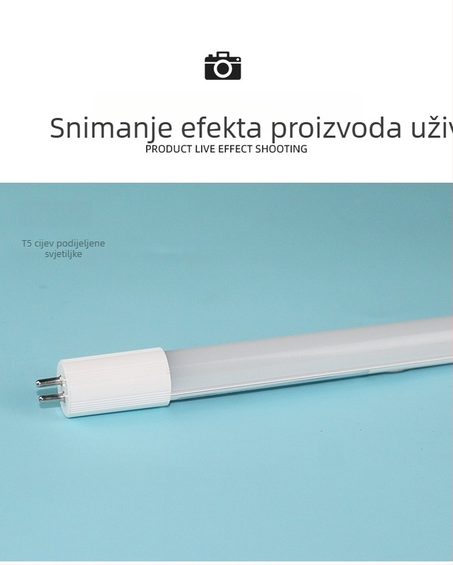 T6 podijeljena LED cijev, za T5/T6, 1,2 m dnevna svjetlost