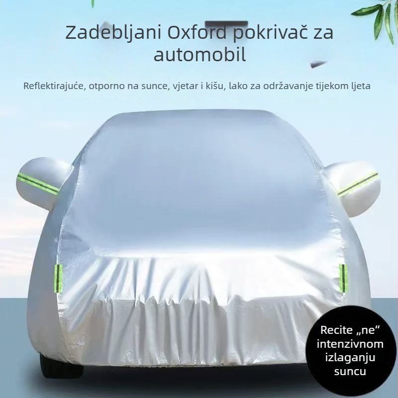 Oxford-stil auto pokrivač za specifične modele, zaštita od sunca i kiše, toplinska izolacija, debeli, sve sezone