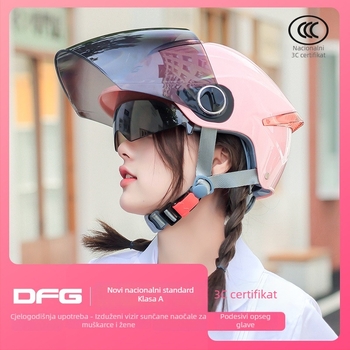 DFG 3C-certificirana kaciga za sve sezone, unisex, za električne bicikle i motocikle