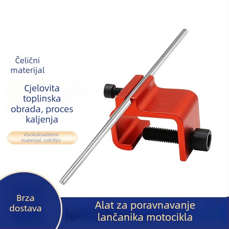 Alat za poravnanje i popravak lanaca motocikla, univerzalni podešivač lanaca za off-road vozila