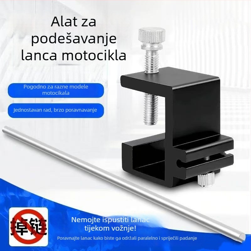 Alat za poravnanje i popravak lanaca motocikla, univerzalni podešivač lanaca za off-road vozila