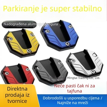Proširena ploča za stopalo za motocikle i električna vozila s protukliznim rubom
