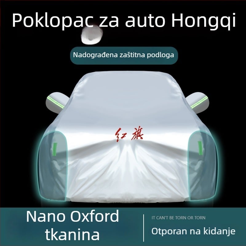 Hongqi H5, H7, HS5, HS7, H9 pokrov automobilu – potpuno pokriće, zaštita od sunca, kiše i topline, debeli materijal