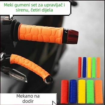 Set ručki upravljača motora, protuklizna guma, 4 komada