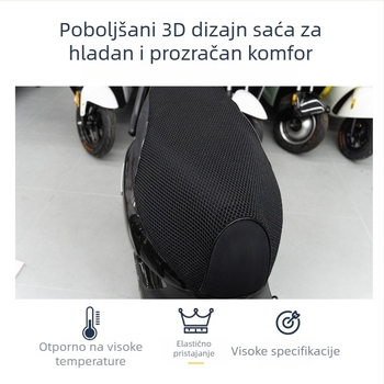 Navlaka za sjedalo za N370C, N380C/N385C s UV zaštitom i toplinskom izolacijom, protuklizna mreža s ćelijama