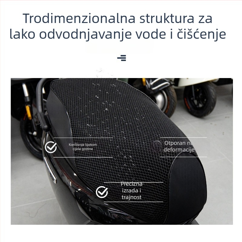 Navlaka za sjedalo za N370C, N380C/N385C s UV zaštitom i toplinskom izolacijom, protuklizna mreža s ćelijama