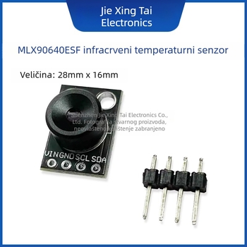 MLX90640ESF-BAA/BAB Infracrveni senzor za mjerenje temperature — modul s matricom točaka i IR snimanjem
