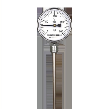 WSS411 bimatalni termometar s produženom sondom za industrijske cijevi, radijalno i aksijalno mjerenje temperature vode u kotlu 0–200 °C