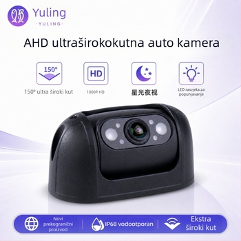 HD kamera za vozilo s 150° širokokutnim objektivom za automobile, taxi i autobuse, nadzorna kamera za prekograničnu upotrebu.