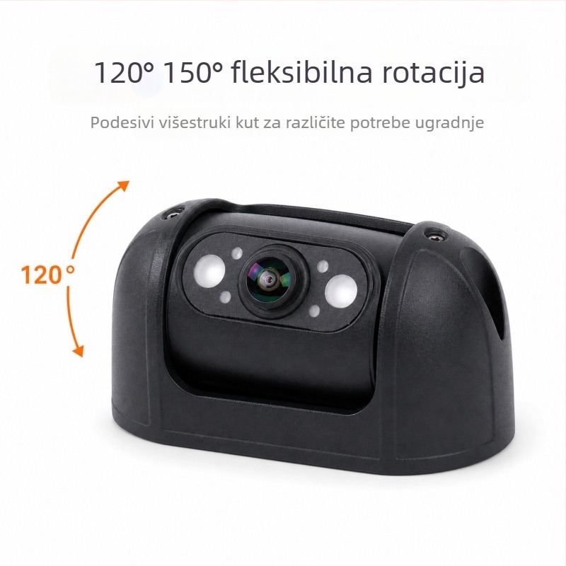 HD kamera za vozilo s 150° širokokutnim objektivom za automobile, taxi i autobuse, nadzorna kamera za prekograničnu upotrebu.