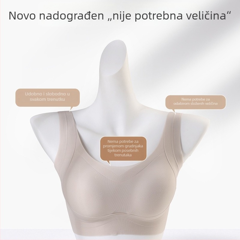 Prozračne Minakawa donje rublje s mekom podrškom nalik oblaku za podizanje i oblikovanje, puna šalica, tanke oblikovane šalice, dvostruki naramenice, bez čeličnog okova, vanjski materijal srebrno vlakno, 11481