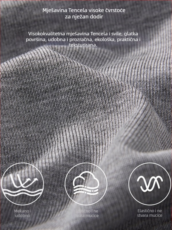 Ženski Tencel T-majica s V izrezom i kratkim rukavima, ljeto 2026, opušten kroj, korejski stil, jednobojna, laskava silueta, bijeli top za slojevito nošenje