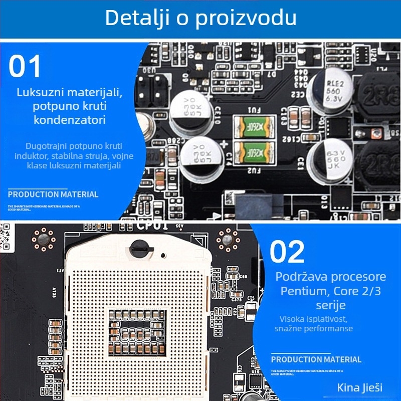 HM65 Mini-ITX universalna matična ploča za notebook i desktop – trogodišnje jamstvo, doživotno održavanje