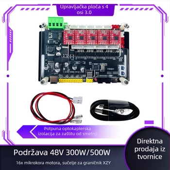 GRBL kontrolna ploča za CNC graviranje stroja, četiri osi, podržava PCB 42/57, 32‑bitni upravljač