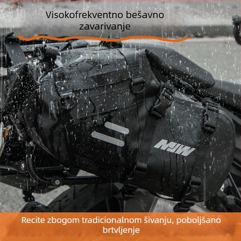 28L vodootporna bočna torba za motocikl, višenamjenska, velika zapremina, s reflektirajućim elementima