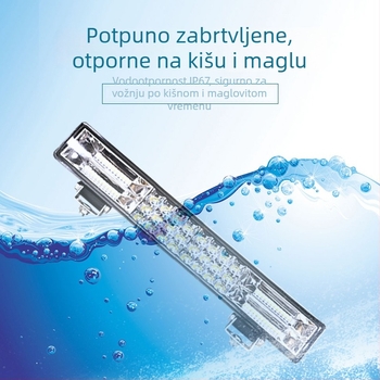 LED traka za automobil sa spot svjetlima i svjetlima uz šipku, 12–24V, velika svjetlost, visok/niži snop, strob svetlo