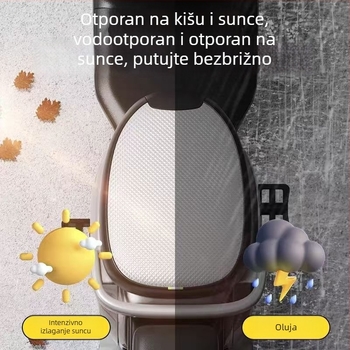 Univerzalni navlaka za sjedalo za električna vozila, potpuno prekrivanje, vodootporna i UV‑otporna, za dostavljače.