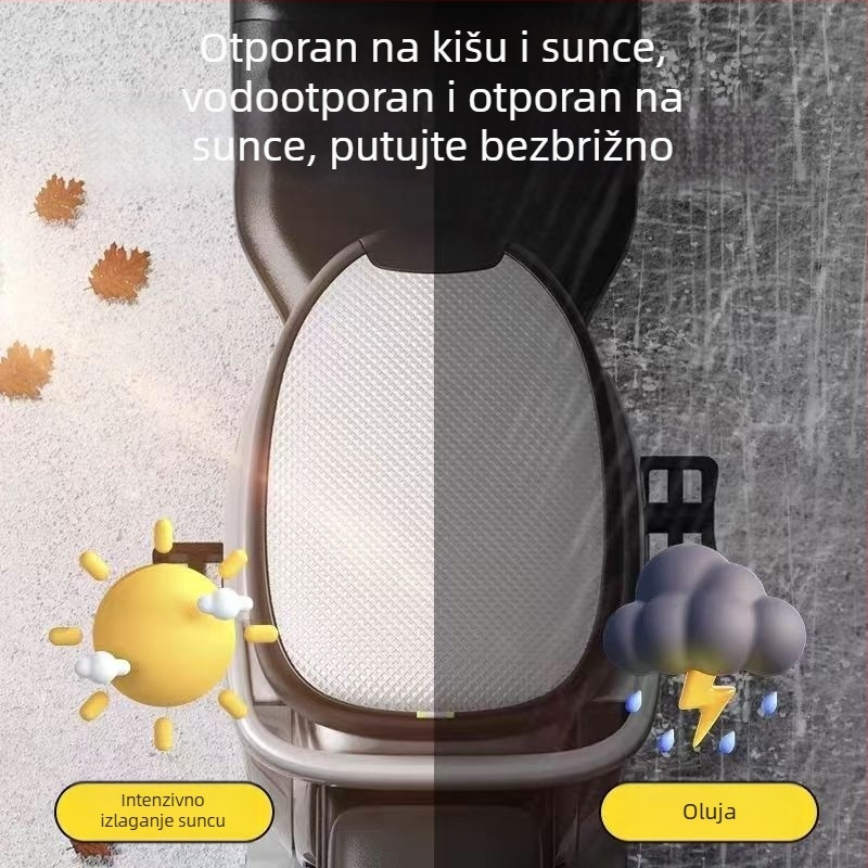 Univerzalni navlaka za sjedalo za električna vozila, potpuno prekrivanje, vodootporna i UV‑otporna, za dostavljače.
