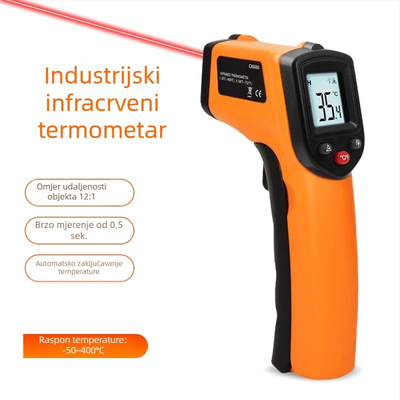 TMP121 infracrveni termometar, 50–400°C, nekontaktno mjerenje industrijske temperature