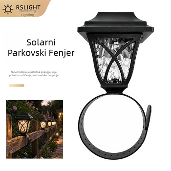Nova solarna LED rasvjeta s trakom za pričvršćivanje, lampe za travnjak za ambijentalno uređenje dvorišta, vodootporne