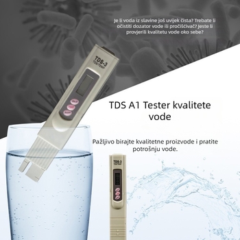 Prijenosni TDS tester i analizator kvalitete vode