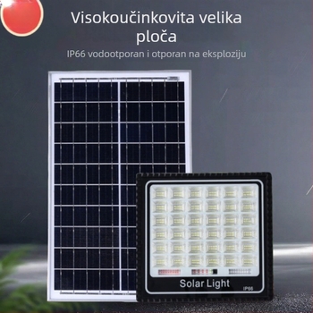 Solarsko vanjsko rasvjetno svjetlo za dvorište, automatsko uključivanje noću, snažna LED rasvjeta dvorišta