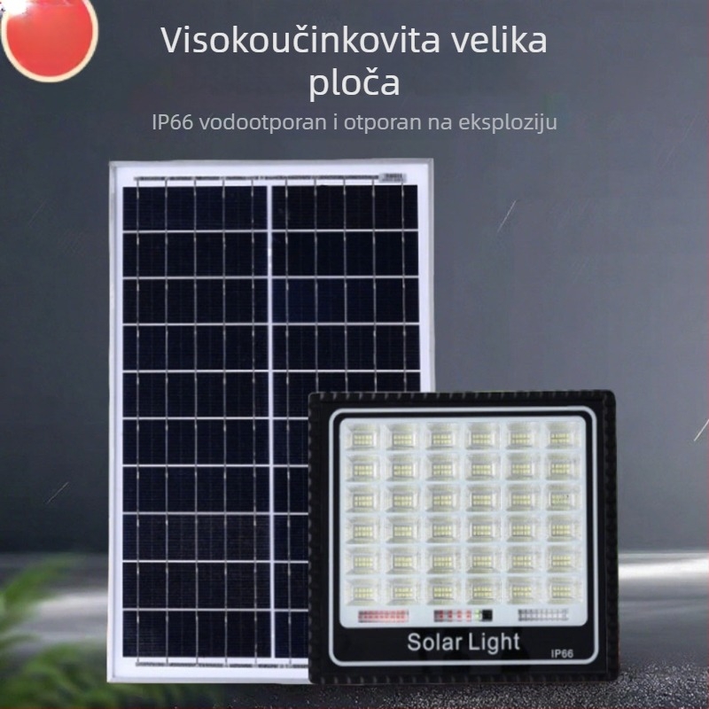Solarsko vanjsko rasvjetno svjetlo za dvorište, automatsko uključivanje noću, snažna LED rasvjeta dvorišta