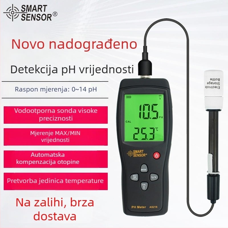 Xima AS218 Mjerac kvalitete vode za akvarij: provodljivost i salinitet, pametni senzor