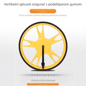 Rola za mjerenje udaljenosti s digitalnim zaslonom, ručna gurajuća mjernica, visokoprecizni mehanički mjerač udaljenosti za vanjske mjere