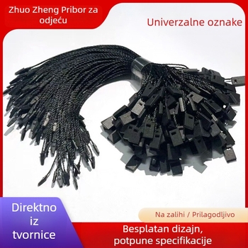 Na zalihi oznake za objesiti, užad za objesiti, kvadratne oznake, jednokratne prazne anti-manipulacijske užadi, voskano užad, male kvadratne oznake