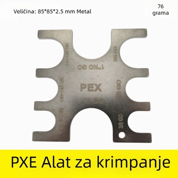 PEX alat za krimpanje s Go/No-Go mjerenjem za 3/8 inča cijevne spojeve, kućnu i komercijalnu upotrebu