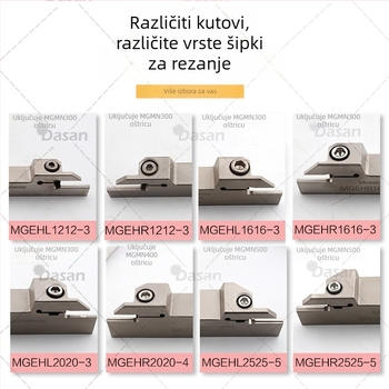 CNC vanjski kružni rezač za šipku alata MGEHR2020 MGEHL1616-3